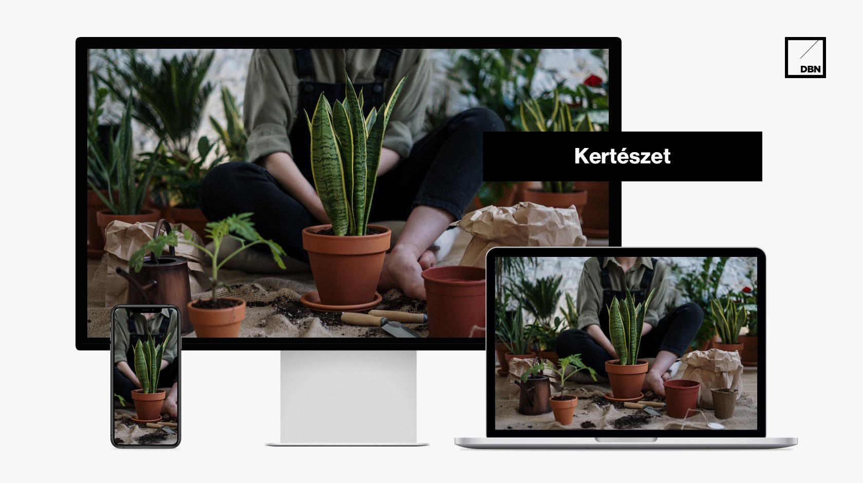 Kertészeti weboldal készítés